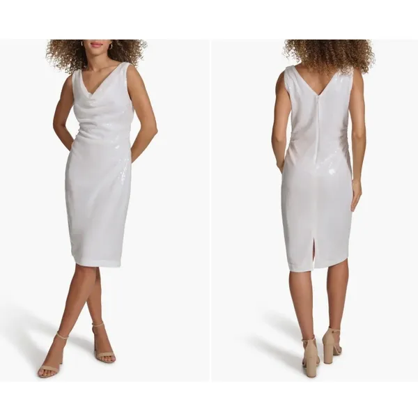 Kensie Sequin‎ Mesh Dress Size 12 - Image 6