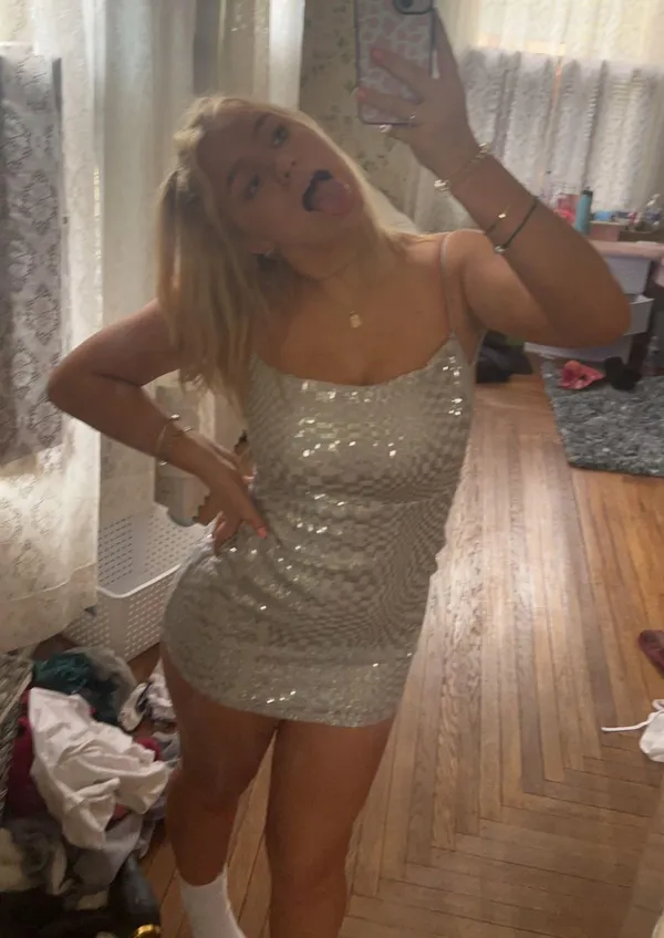 Dress Silver Size M - Image 4