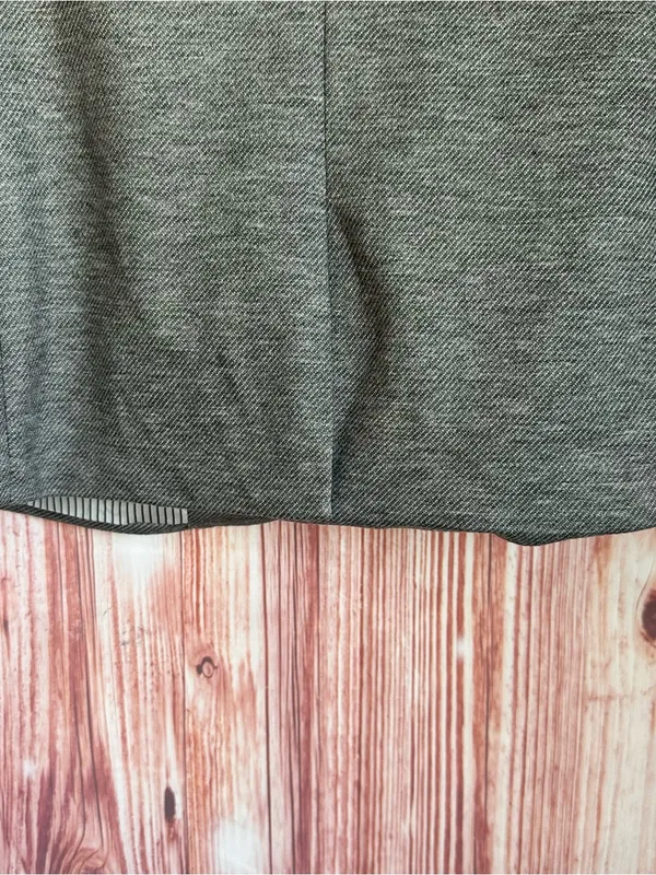 The Limited Gray Stretch Knit 3/4 Sleeve Single Button Blazer Size M - Image 10