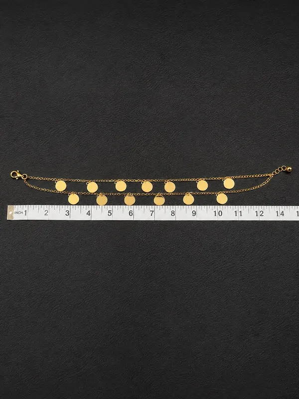 gold coin necklace fashion jewelry #boho #festival - Image 3