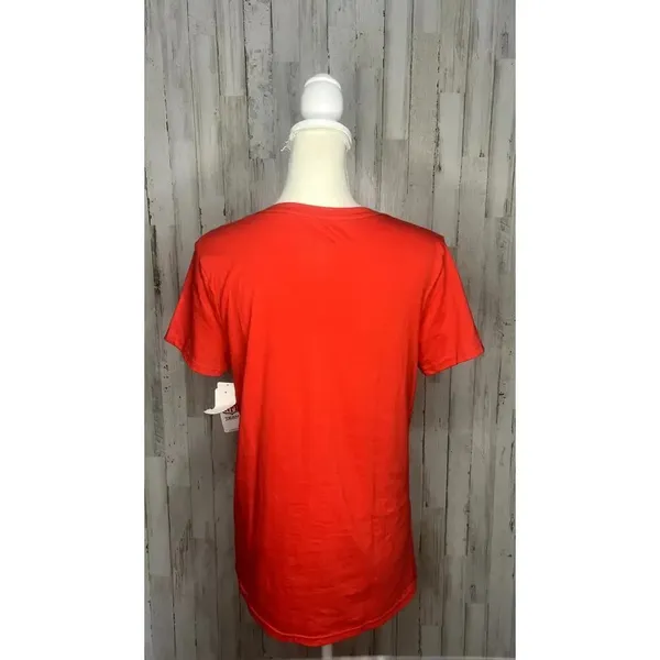 NWT Kansas‎ City Chiefs Women's Medium Red Super Bowl LVII Champions V-Neck Tee - Image 3