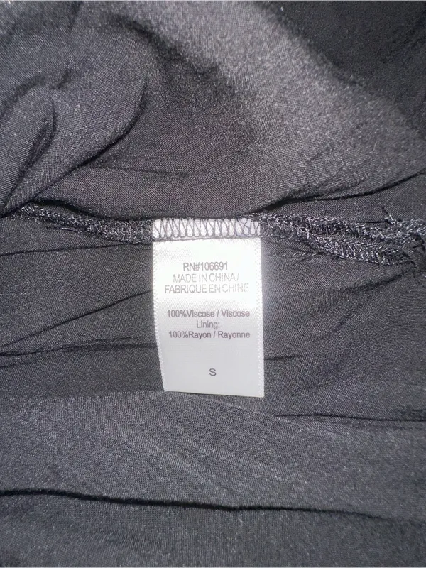 YFB Young Fabulous and Broke Black Sleeveless Twist Front Maxi Dress SMALL - Image 4