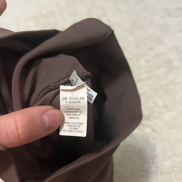 Aerie Chill Play Move Brown Leggings Size Small - Image 5