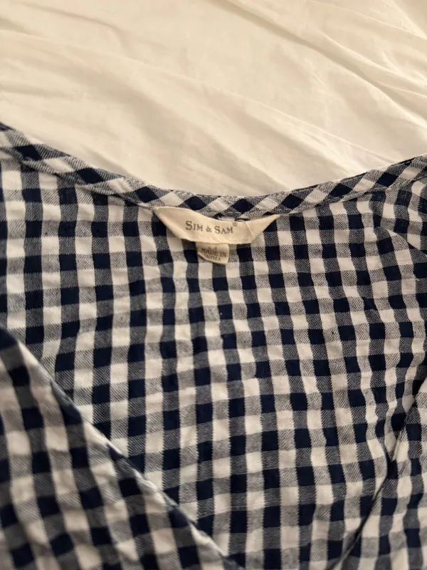 Sim & Sam Gingham top - Image 2