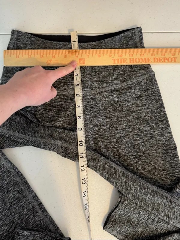 Beyond Yoga Gray Space Dye High Waisted Leggings Size Medium Full Length‎ - Image 5