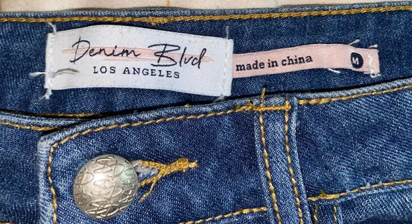 Denim Blvd Rhinestone Jeans - Image 5
