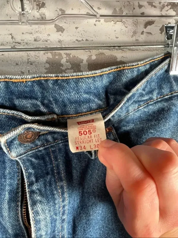 Levi’s | women vintage Orange tag denim cut off shorts - Image 7