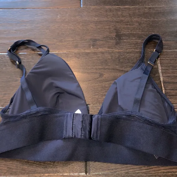 LIVELY navy blue bra size large - Image 2