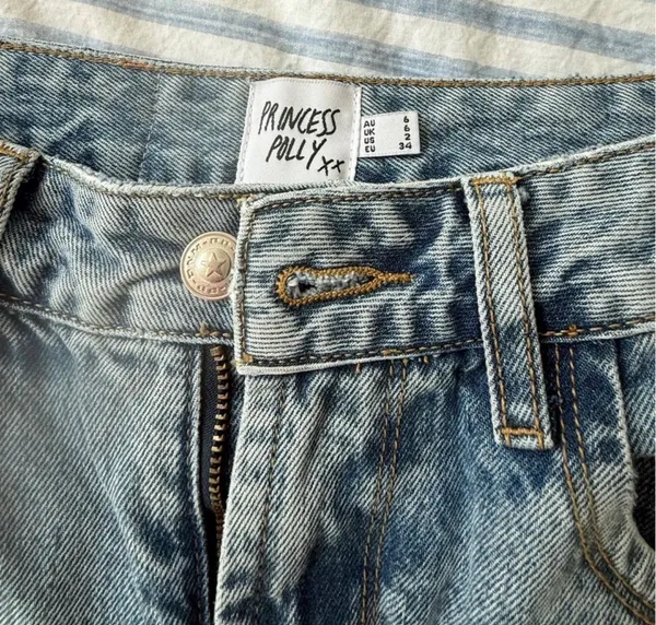 Princess Polly High-Waisted Jeans Straight-Leg - Image 3