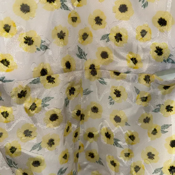 NWT $170 Anthropologie x Hutch Yellow Motif Ditsy Floral Seaside Romper 6 - Image 12