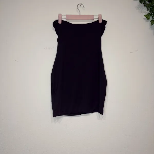 Sleeveless Black Cut-Out Bodycon Mini Dress - Image 2