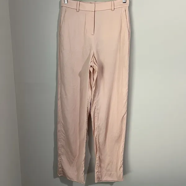J. Crew Ingrid Pants Women's Size 2T Gramercy Twill Blush Pink Trousers BK256 - Image 3