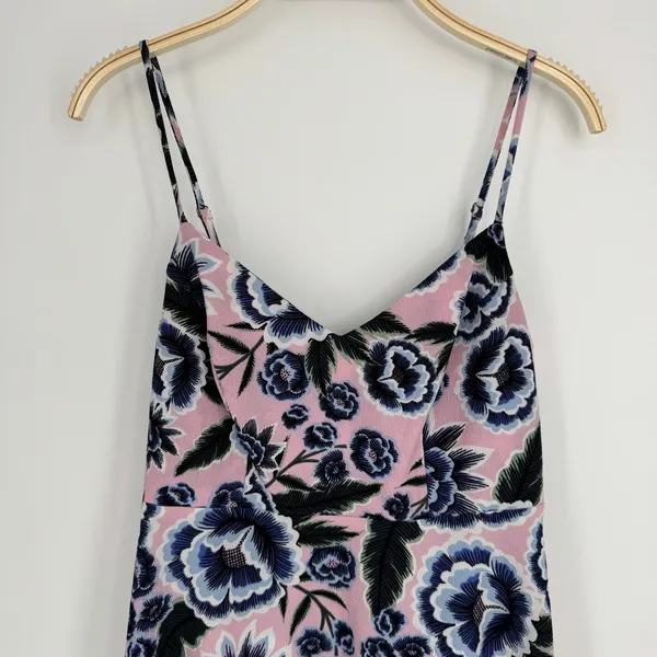 Show Me Your Mumu Floral‎ Mini Dress Medium Pink Blue Fit & Flare Boho Spring - Image 5
