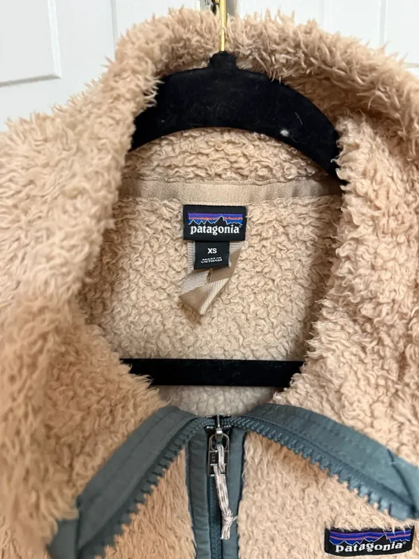 Patagonia Los Gatos 1/4-Zip Fleece Size XS Taupe - Image 3