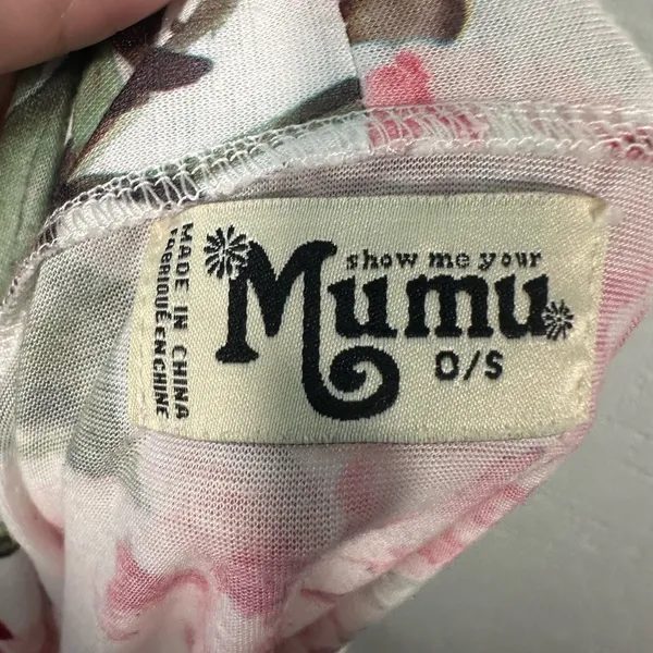 Show Me Your Mumu Floral Short Sleeve Brie Robe Size Small EUC - Image 7
