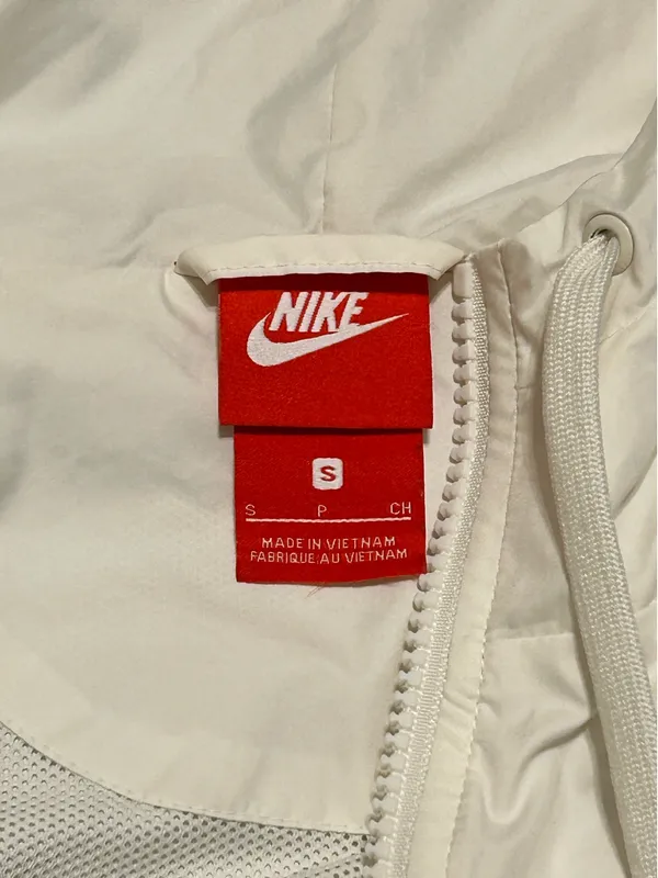 Nike Windrunner Jacket Zip-Up Hoodie White - Image 6