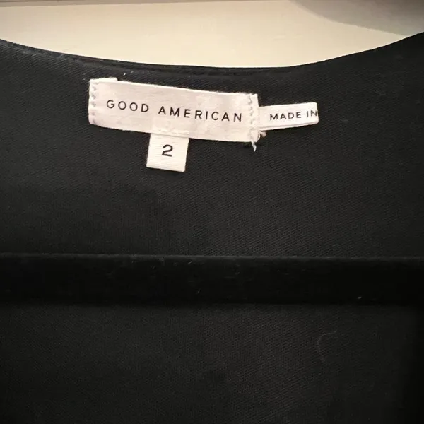 NWOT Good American Black Bodysuit - Image 3