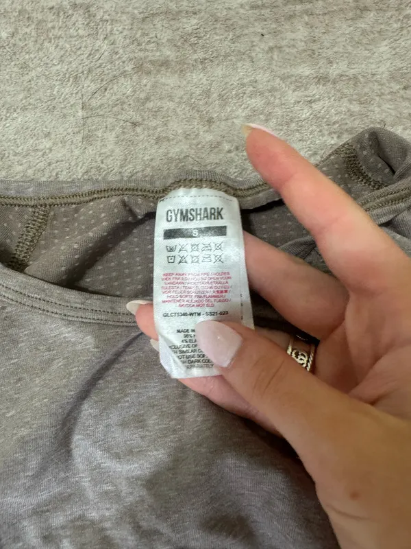 Gymshark Vital Seamless crop top size small - Image 2