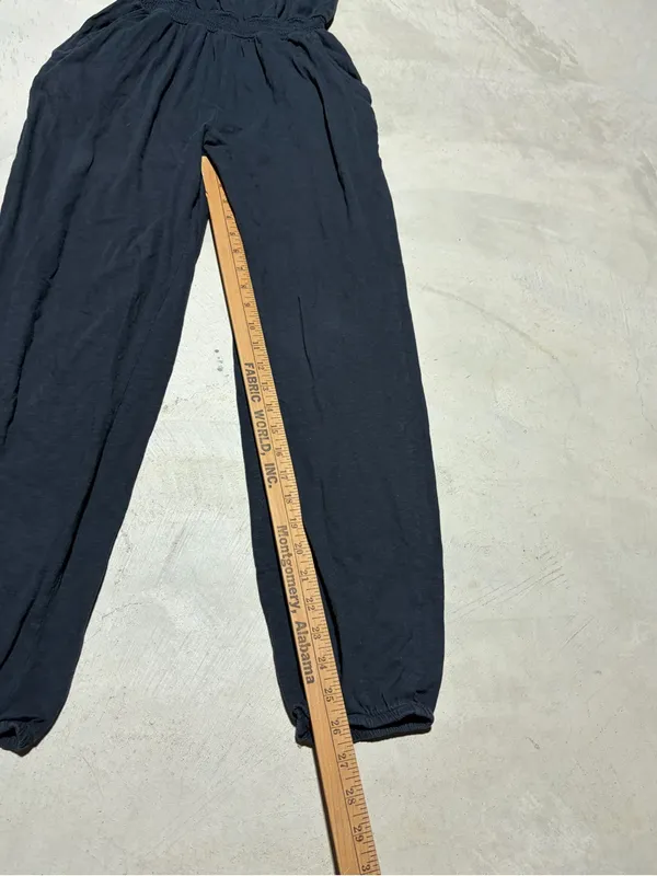 Aerie charcoal gray Sleeveless Jumpsuit with Elastic Waist medium - Image 3