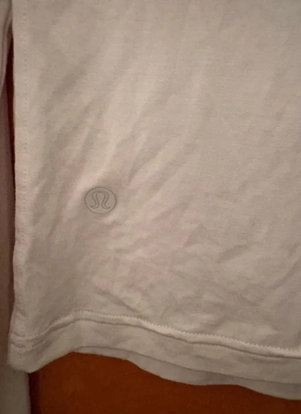Lululemon Cream Long Sleeve Top - Image 5