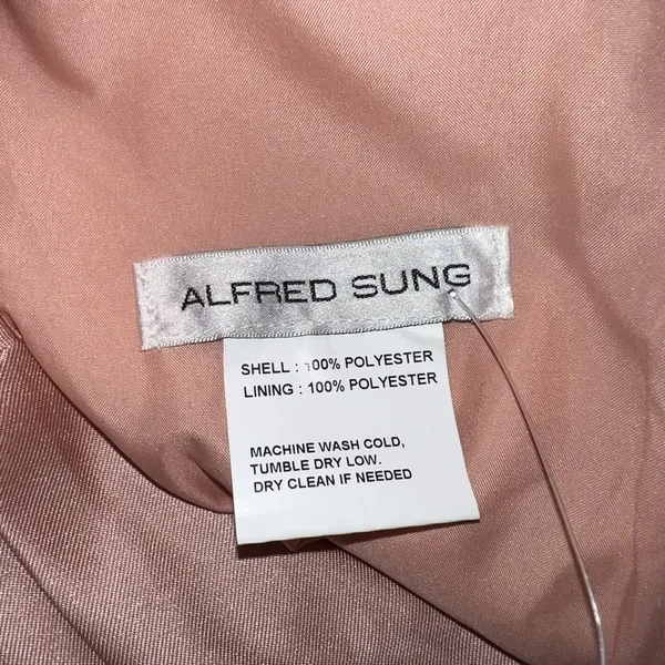 Beautiful New Alfred Sung Satin Twill Mother of the Bride/Bridesmaid Gown! - Image 5