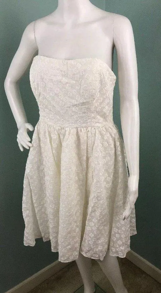 NWT Women's Plenty by Tracy Reese Strapless Floral Fit & Flare Dress Sz 12 - Image 6