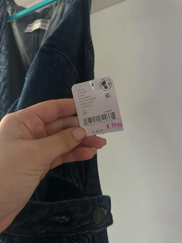 Free People Denim Jumpsuit - Image 5