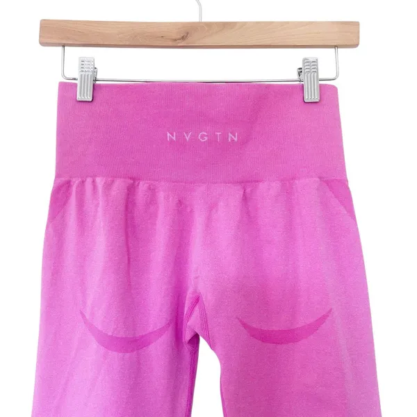 NVGTN Pink Seamless Leggings Sz M - Image 3