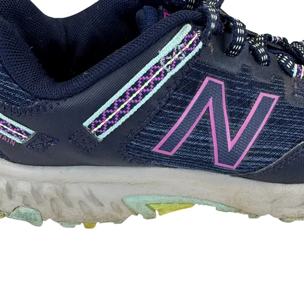 New Balance 410v6 Trail Running Shoes Women 8 Navy‎ Hiking WT410SN6 All Terrain - Image 10