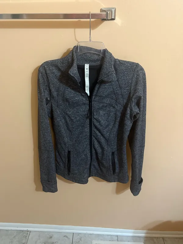 Lululemon Define Jacket in Heathered Black - Image 3