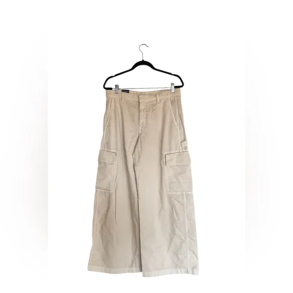 NWT GAP Mid Rise Cargo Baggy Khakis Pant Pockets SZ-8 Color Bedrock Beige - Image 7