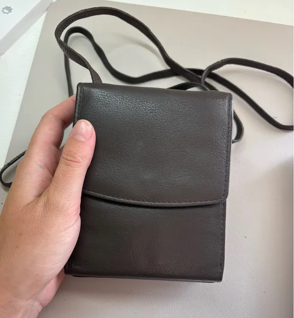 Genuine Brown Leather Made in Italy Bag - Image 8