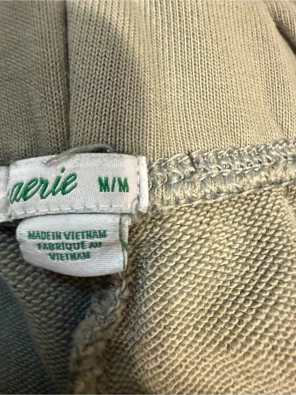 Aerie Womens  Olive Green Drawstring Jogger Pants Medium size - Image 5