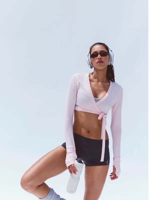 Free people movement aura blush pink large nwt $78 - Image 4