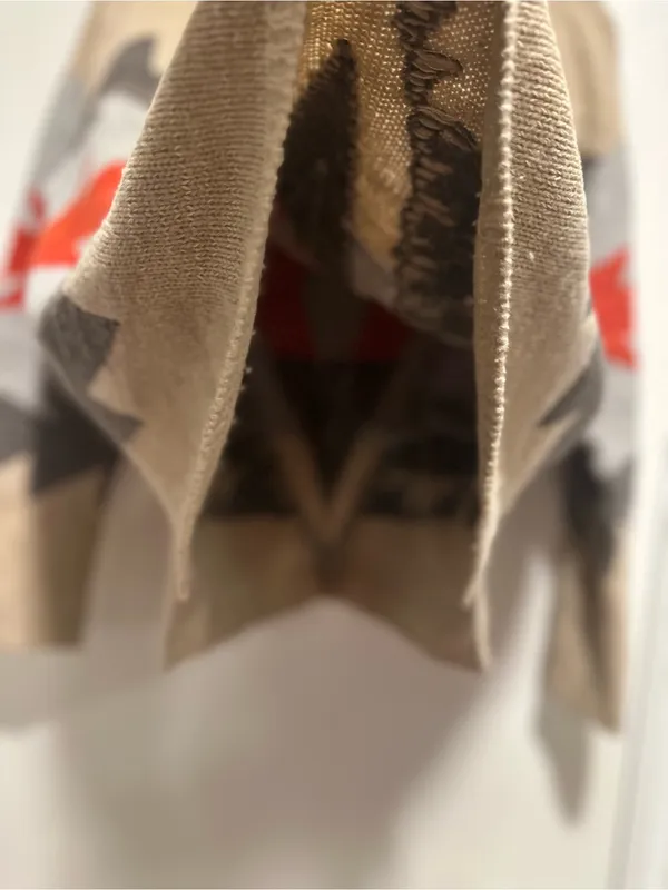 Lauren Ralph Lauren Wool Blend Sz:M Southwestern Aztec Beige Gray Red Sweater. - Image 9