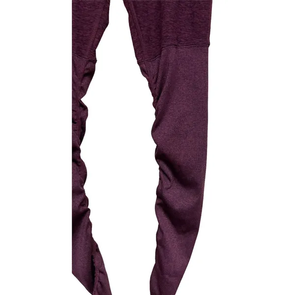 Alo‎ Yoga Goddess Rib Leggings Garnet Space Dye Maroon Women’s Size Small - Image 5