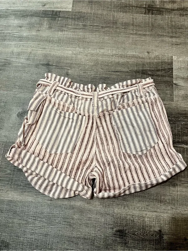 FREE PEOPLE Fp One Harriet Striped Shorts in Mauve - Image 4
