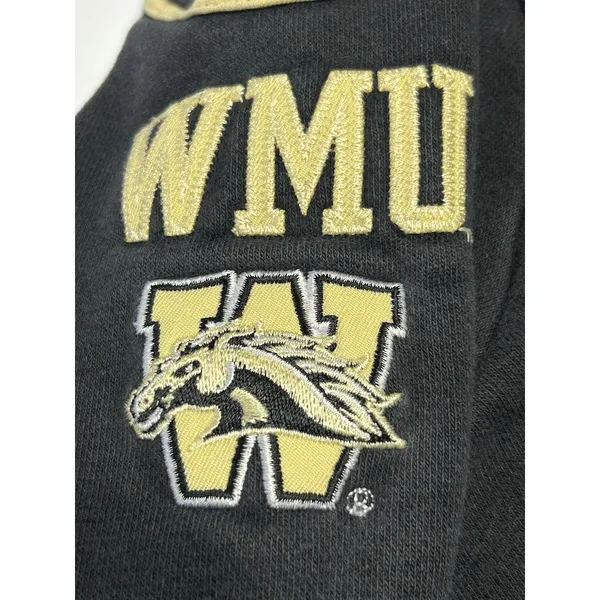 Champion WMU Western Michigan Broncos XXL Lace Up Hockey Hoodie Sweatshirt - Image 10
