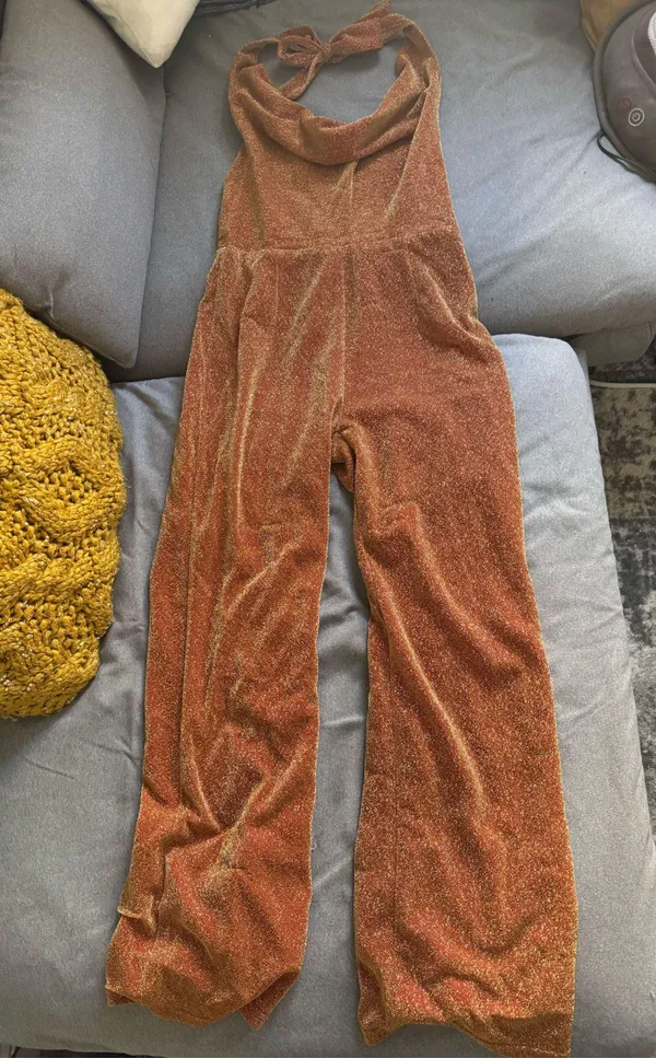 Pepper mayo sparkle cowl neck jumpsuit - Image 3