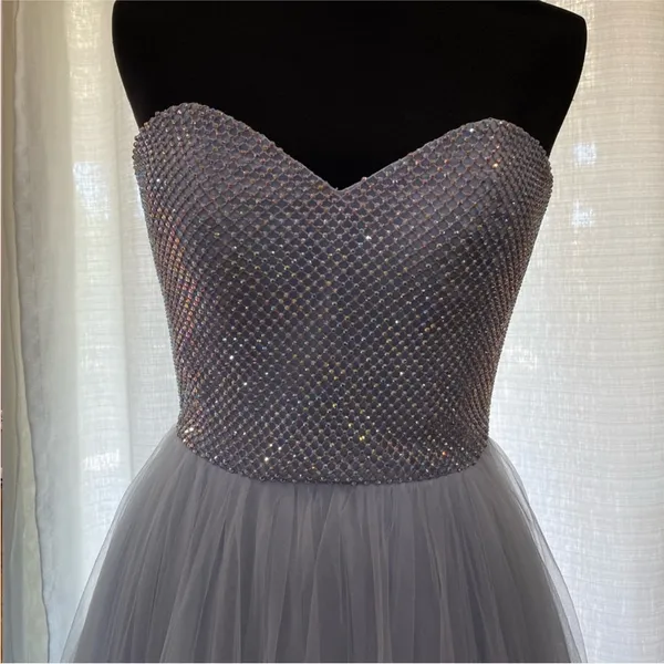 La Femme 28559 Beaded Sweetheart Tulle Ballgown 4 - Image 7