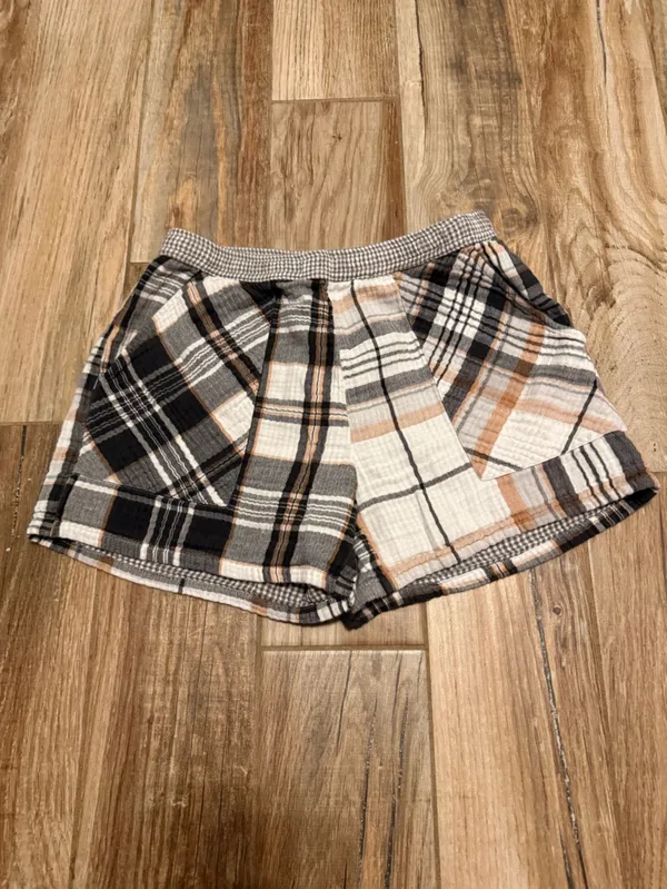 Aerie Women's Plaid Cotton Gauze Shorts - Image 2