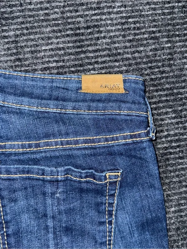 Ariat Trouser Mid Rise Stretch Lucy Wide Leg Jeans 28 SHORT 10028925 Western EUC - Image 7