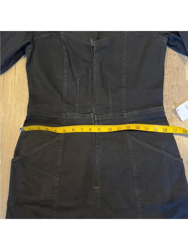NWT Karly Jumpsuit in Night Rider FREE PEOPLE Large - Image 7