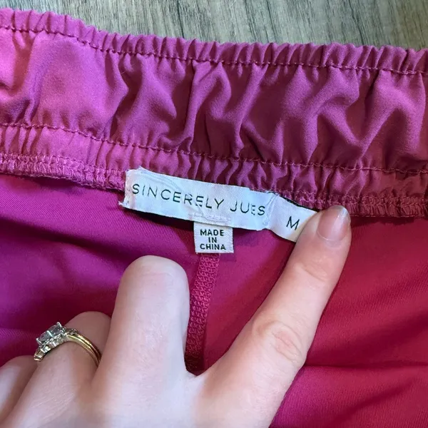 SINCERELY JUES‎ Pink Athletic Skort Tennis Golf Activewear Women Size M - Image 3