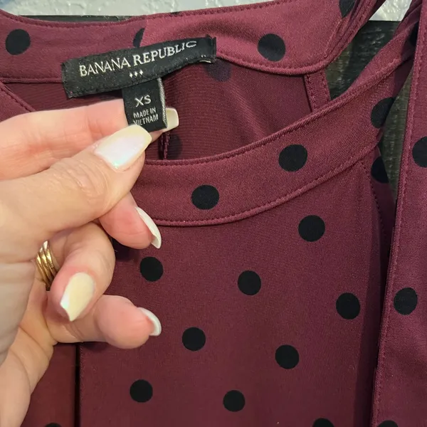 Banana Republic Polka Dot Blouse - Image 2