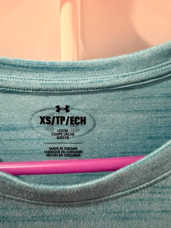 Under Armour Women’s Shirt Short Sleeve Blue - Image 2