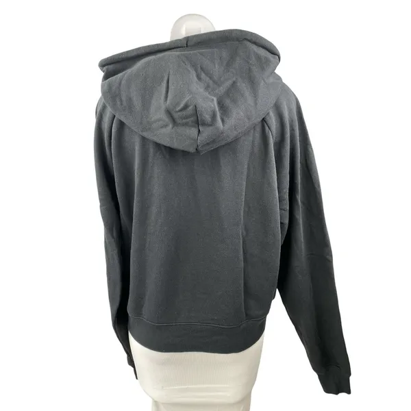Urban Outfitters Womens Black Hooded Long Sleeve Activewear Hoodie Sweatshirt M - Image 2