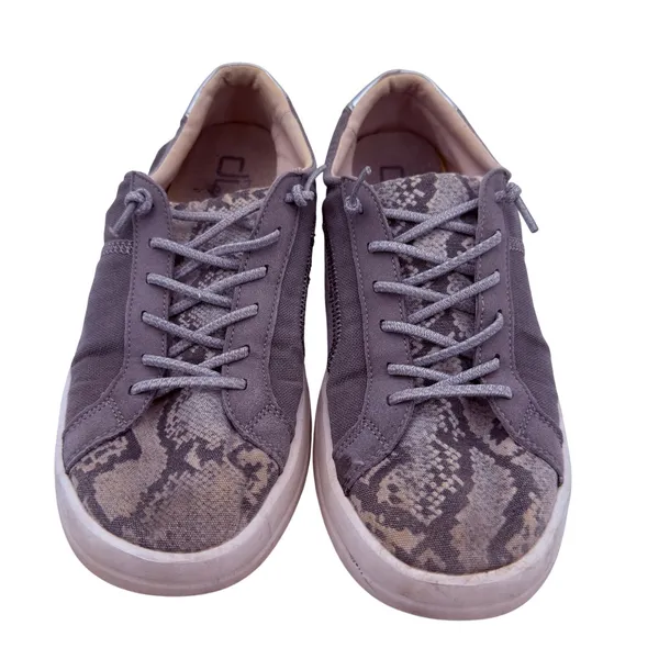 Hey Dude Women's Silver Python Karina Sneakers Size 10 - Image 3