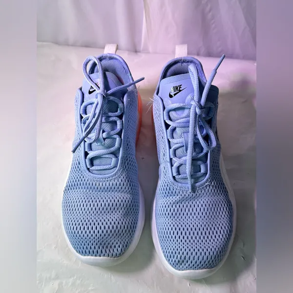 Nike Women's Air Max React — Lavender with Coral Accents - Image 4