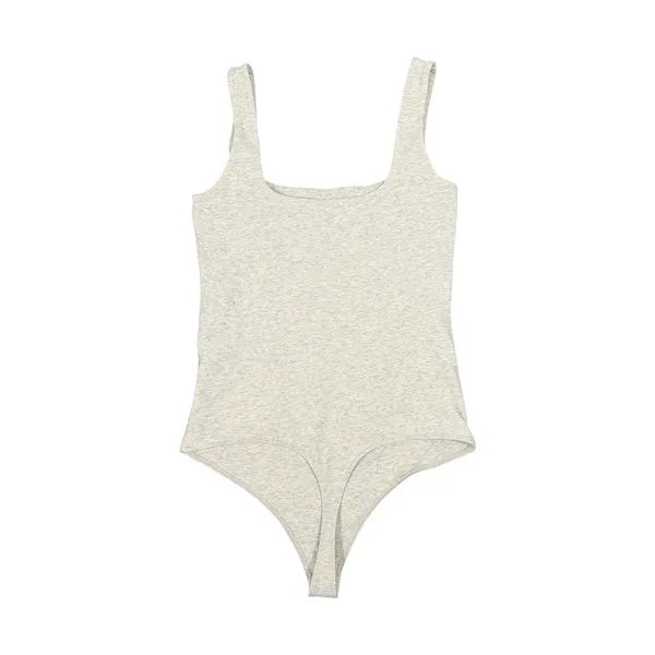 Abercrombie & Fitch Bodysuit Womens Medium Gray Square Neck Soft A&F Collection - Image 9